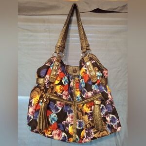 Kathy Van Zeeland Bohemian Multicolor Women's Embellished Shoulder Bag